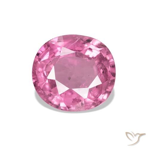 1.44ct Rosa quente Turmalina, Almofada, VS-SI