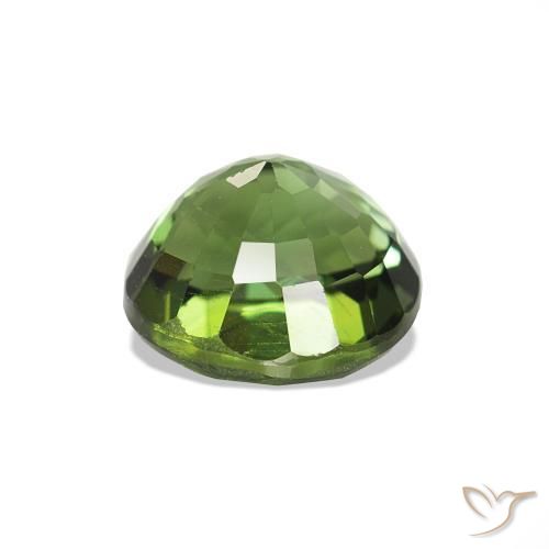 Turmalina Verde escuro Natural 1.69ct, Redondo, VS