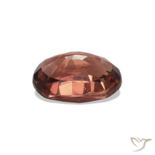 Turmalina Laranja Avermelhado Profundo Natural 1.44ct, Corte Oval, VVS-VS