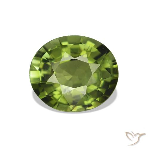 1.45ct Verde médio Turmalina, oval, VS