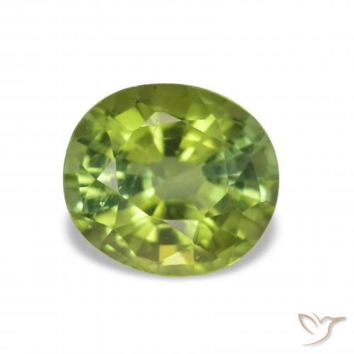 Turmalina Terra Verde Natural 1.46ct, oval, VS