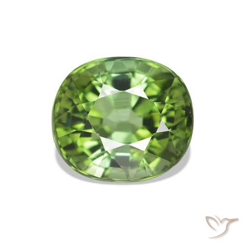 1.66ct verde escuro Turmalina, oval, VS