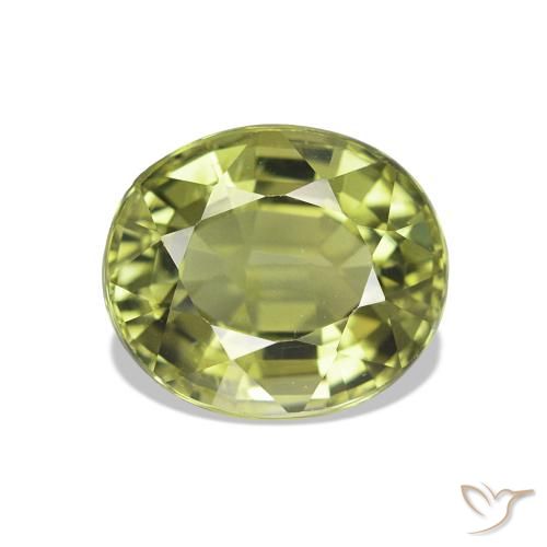 Turmalina Verde Floresta Claro Natural 1.66ct, Corte Oval, VS
