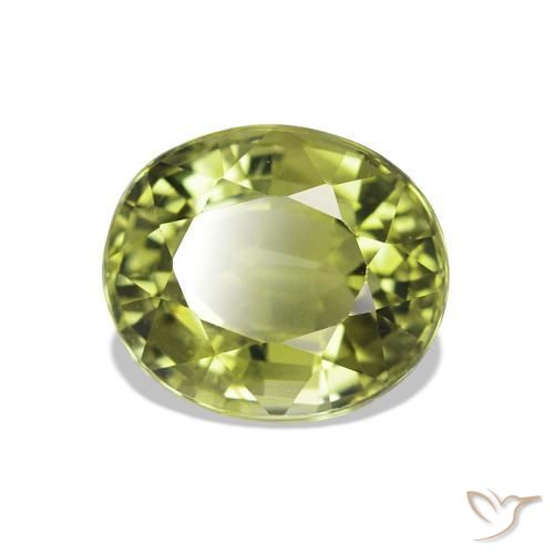 Turmalina Verde Floresta Claro Natural 1.66ct, Corte Oval, VS
