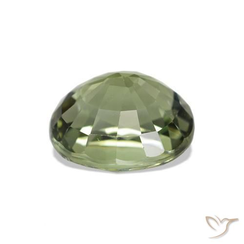 Turmalina Verde médio Natural 1.59ct, Corte Oval, VVS
