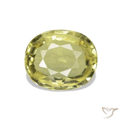 1.59ct Luz verde Turmalina, oval, VS
