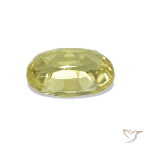Turmalina Luz verde Natural 1.59ct, Corte Oval, VS