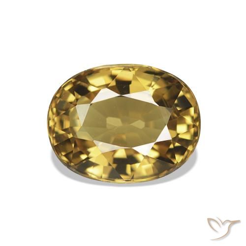 Turmalina Ouro Natural 1.50ct, oval, VVS