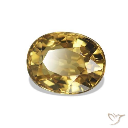 Turmalina Ouro Natural 1.50ct, oval, VVS