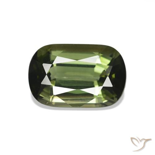 Turmalina Verde floresta Natural 1.80ct, Almofada cortada, VS