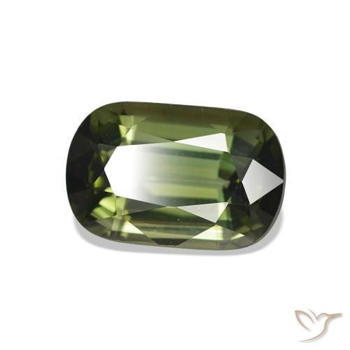 Turmalina Verde floresta Natural 1.80ct, Almofada cortada, VS
