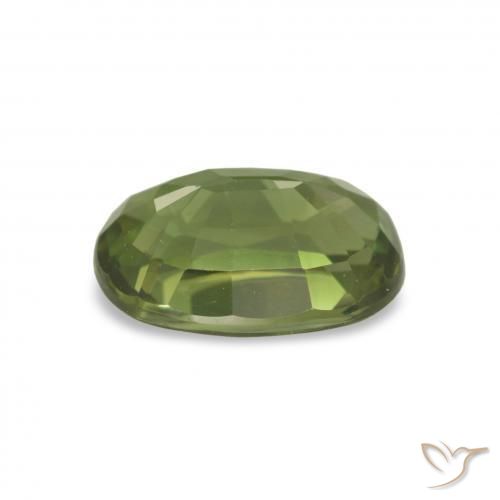 Turmalina Verde floresta Natural 1.44ct, Almofada cortada, VVS-VS