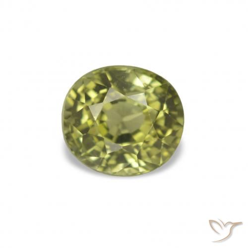 1.47ct Verde Floresta Quente Turmalina, oval, VVS-VS