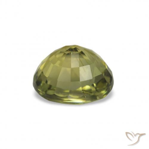 Turmalina Medium Dark-Green Natural 1.58ct, Corte Oval, VVS-VS