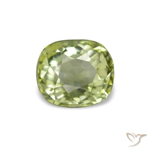 1.47ct Verde médio Turmalina Pedras Preciosas, Almofada, VVS-VS