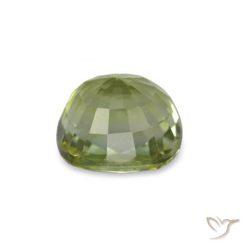 Turmalina Verde médio Natural 1.47ct, Almofada cortada, VVS-VS