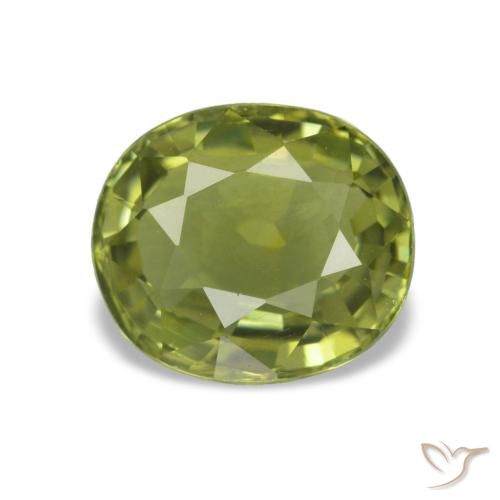 1.81ct Verde oliva Turmalina, oval, VVS-VS