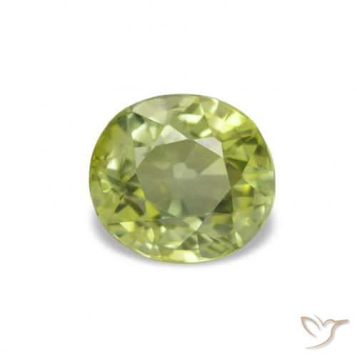 1.34ct Verde oliva Turmalina, oval, VVS-VS