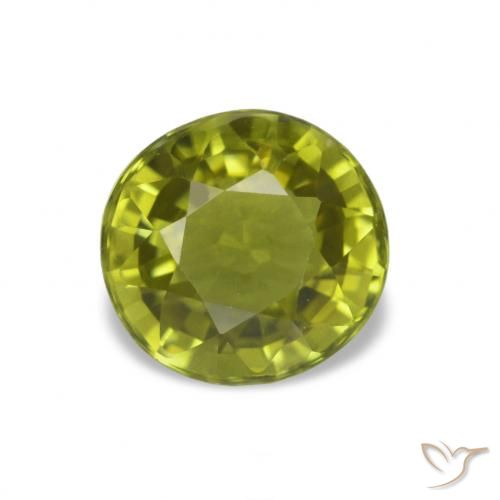 1.64ct Verde Terroso Quente Turmalina, oval, VVS-VS