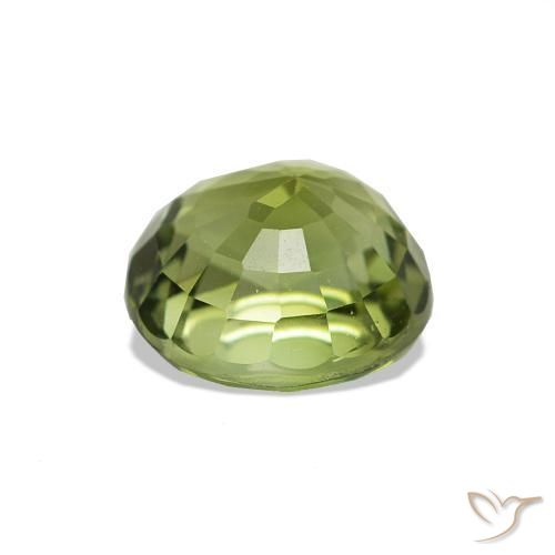 Turmalina Verde médio Natural 1.42ct, Corte Oval, VS