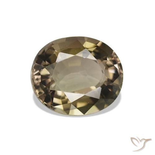Turmalina Café Marrom Natural 1.79ct, Corte Oval, VVS