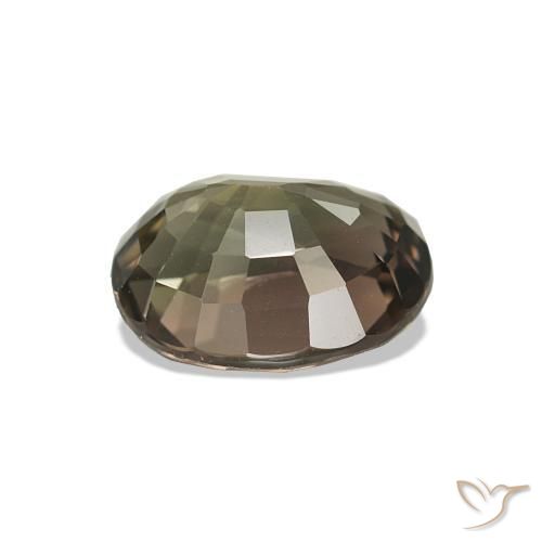 Turmalina Café Marrom Natural 1.79ct, Corte Oval, VVS