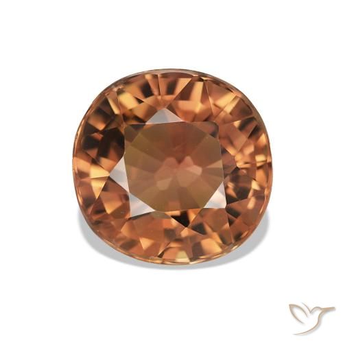 Turmalina Laranja Avermelhado Profundo Natural 1.81ct, Corte Oval, VVS