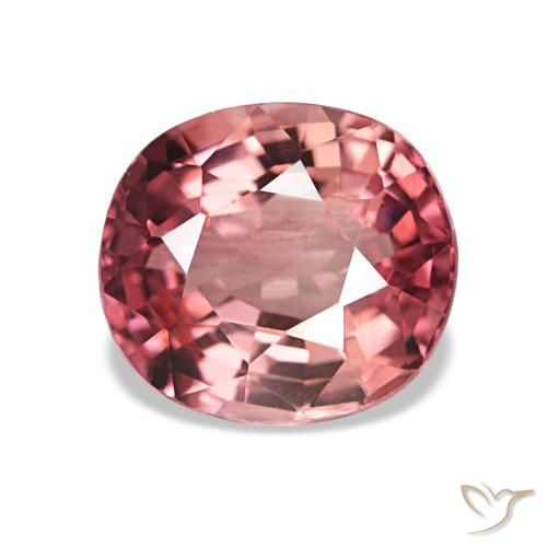 1.43ct rosa turmalina, oval, VS