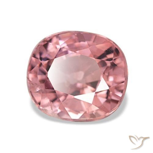 Turmalina rosa natural 1,74ct, corte oval, VS-SI