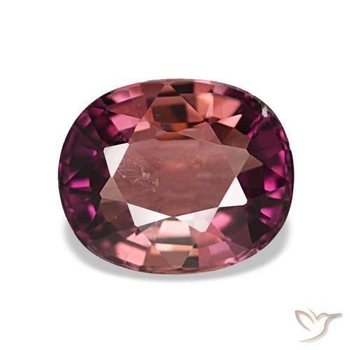 1.87ct roxo turmalina, oval, SI