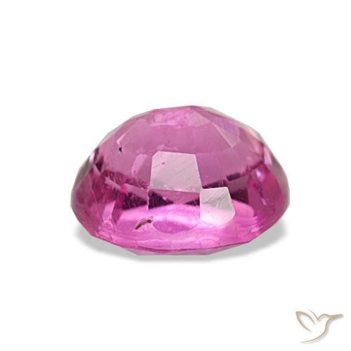Turmalina roxo natural 1,35ct, corte oval, VS-SI