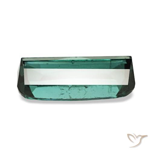 Turmalina verde natural 1,88ct, almofada cortada, SI