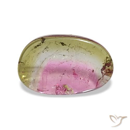 1.66ct multicolorido turmalina, fantasia, transparente