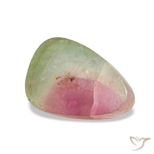 Turmalina multicolorido natural 2,56ct, trillion, transparente