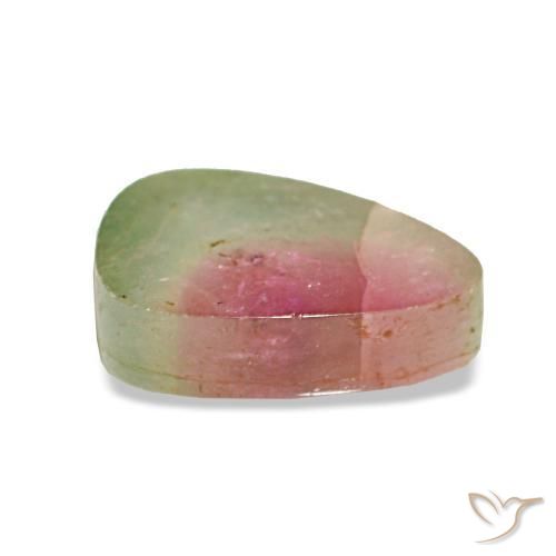 Turmalina multicolorido natural 2,56ct, trillion, transparente