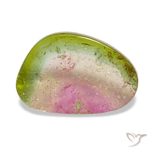 1.75ct multicolorido turmalina, fantasia, transparente