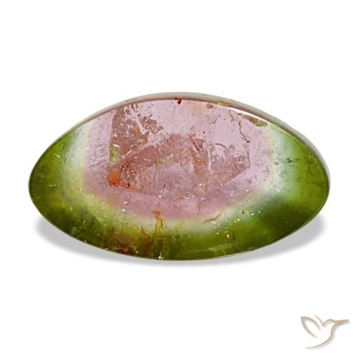 3.34ct multicolorido turmalina, fantasia, transparente