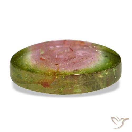 Turmalina multicolorido natural 3,34ct, forma extravagante, transparente