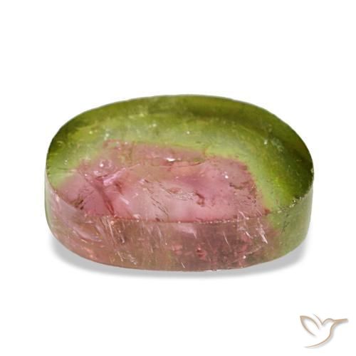 Turmalina multicolorido natural 1,72ct, forma extravagante, transparente