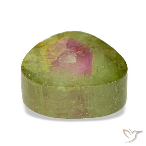 Turmalina multicolorido natural 2,97ct, trillion, transparente