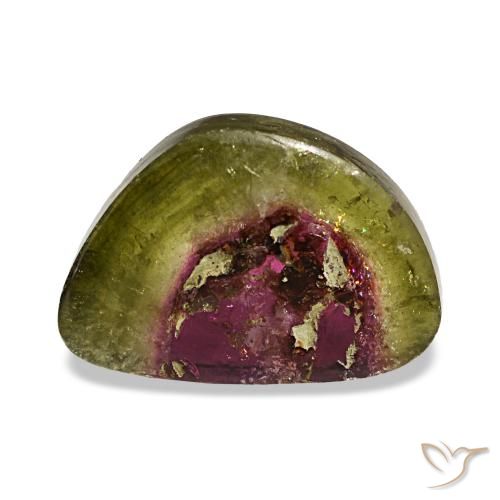 4.38ct multicolorido turmalina, fantasia, transparente