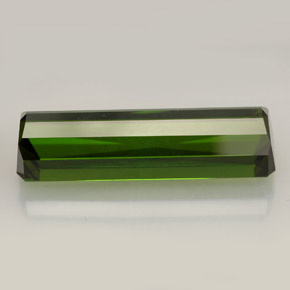 Turmalina verde natural 13,18ct, corte esmeralda, VVS