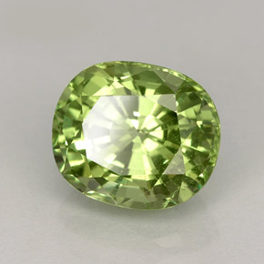 Granada tsavorita verde natural 4,24ct, corte oval, VS