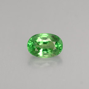 Granada Tsavorita Verde cromado Natural 0,68ct, Corte Oval, SI
