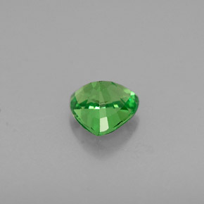 Granada tsavorita verde natural 0,47ct, trillion, VS