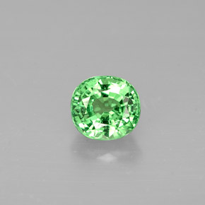 Granada Tsavorita verde vivo Natural 0.65ct, Corte Oval, VS