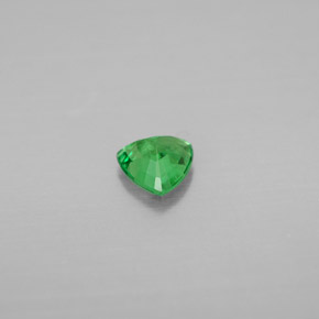 Granada tsavorita verde natural 0,54ct, trillion, VS