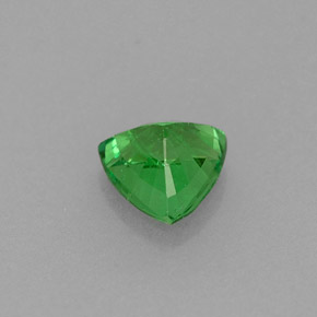 Granada tsavorita verde natural 0,55ct, trillion, VS