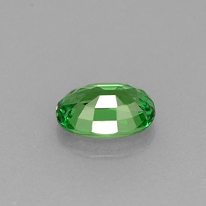 Granada Tsavorita Verde cromado Natural 0.61ct, Corte Oval, VVS-VS
