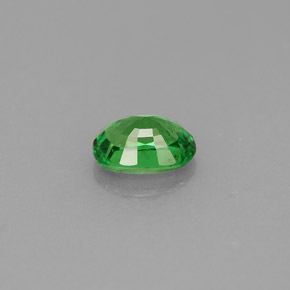 Granada tsavorita verde natural 0,69ct, corte oval, VS